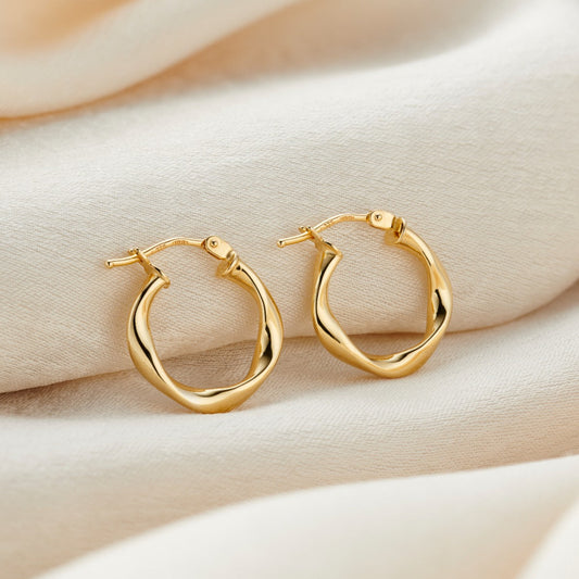 9ct Gold Hoop Earrings