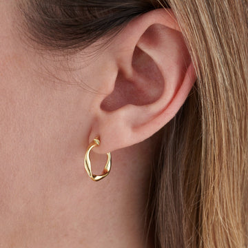 9ct Gold Hoop Earrings