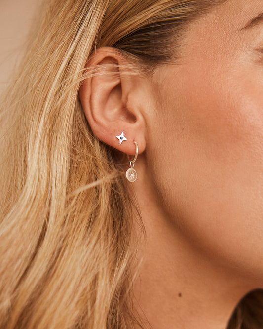 The North Star Birthstone Stud Earrings